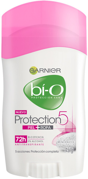 Imagen de BI-O GARNIER BARRA PROTECCION 5 femenino [50 gr]