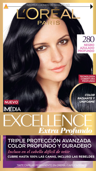 Imagen de EXCELLENCE KIT EXTRA PROFUNDO NEGRO AZULADO 280 [47 gr]