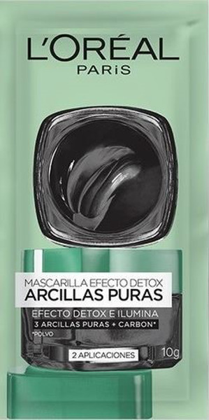 Imagen de LOREAL MASCARILLA ARCILLA PURA DETOX ILUMINADORA SACHET [8 ml]
