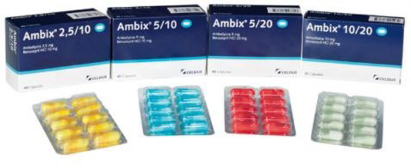 Imagen de AMBIX  2.5 2.5/10mg [20 cap.]