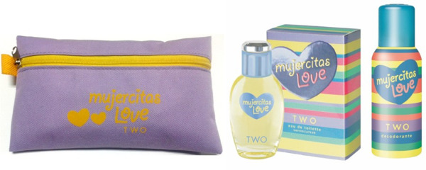 Imagen de MUJERCITAS LOVE TWO COLONIA+DEO PACK [50+102cc]