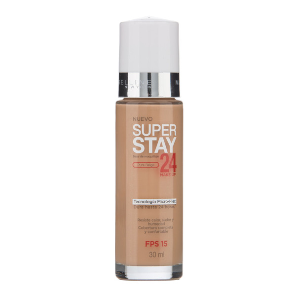 Imagen de MAYBELLINE BASE SUPER STAY 24H 15 FPS PURE BEIGE [30 ml]