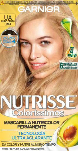 Imagen de NUTRISSE COLORISSIMOS KIT RUBIO CENIZO LIMA 10.1 [45 gr]