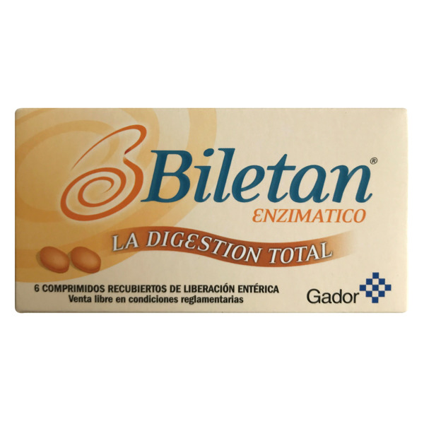 Imagen de BILETAN ENZIMATICO [6 comp.]