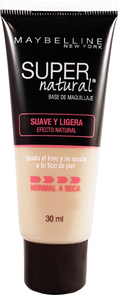 Imagen de MAYBELLINE SUPER NATURAL BASE HIDRATANTE BUFF BEIGE 130 [18 ml]