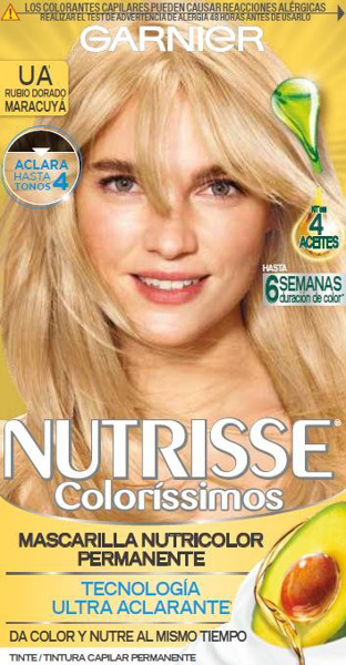 Imagen de NUTRISSE COLORISSIMOS KIT RUBIO DORADO MARACUYA 10.13 [45 gr]