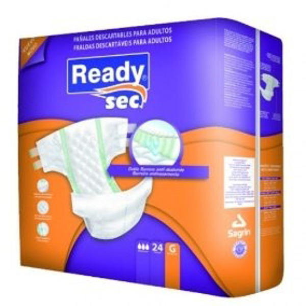 Imagen de READYSEC PAÑAL ADULTO ELASTIZADO GRANDE G 24 uni.