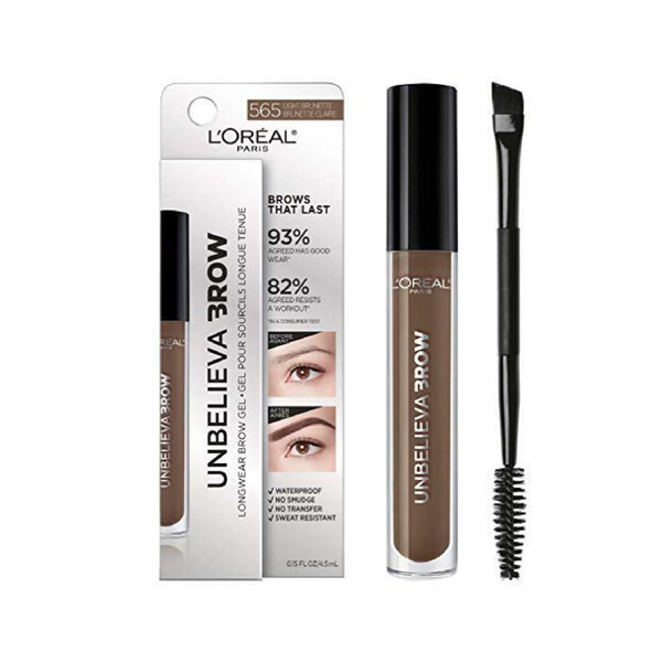 Imagen de LOREAL UNBELIEVA BROW GEL CEJAS 565 LIGHT BRUNETTE [4,5 ml]