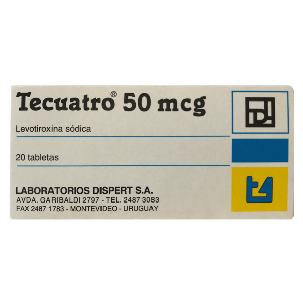 Imagen de TECUATRO  50 50 mcg [20 tab.]