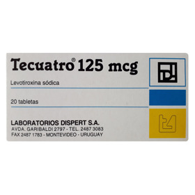 Imagen de TECUATRO 125 125 mcg [20 tab.]