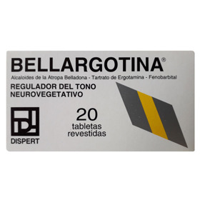 Imagen de BELLARGOTINA .1+.3+25mg [20 grag.]