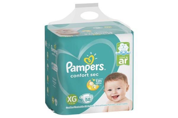 Imagen de PAMPERS CONFORT SEC XGRANDE XG 11a15kg [58 uni.]