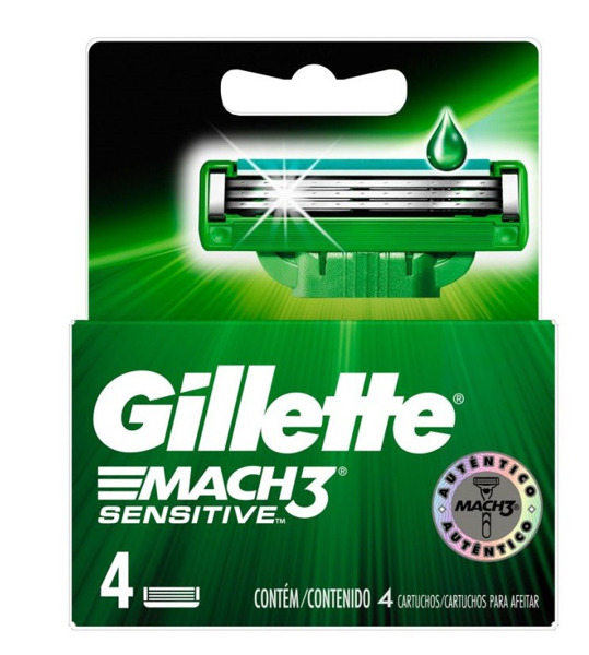 Imagen de GILLETTE MACH 3 SENSITIVE REPUESTO [4 uni.]
