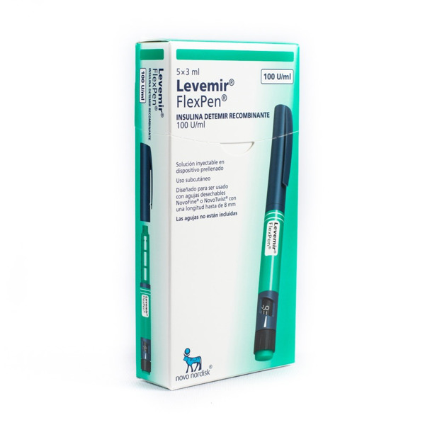 Imagen de LEVEMIR FLEXPEN 100ui/ml [5cart.3 ml]