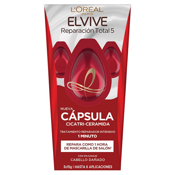 Imagen de ELVIVE CAPSULAS REPARACION TOTAL 5 15ml [3 uni.]