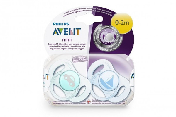 Imagen de AVENT CHUPETE MINI VERDE 0-2 meses [2 uni.]
