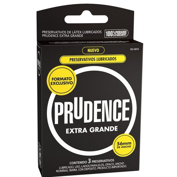 Imagen de PRUDENCE PRESERVATIVOS EXTRA GRANDE [3 uni.]