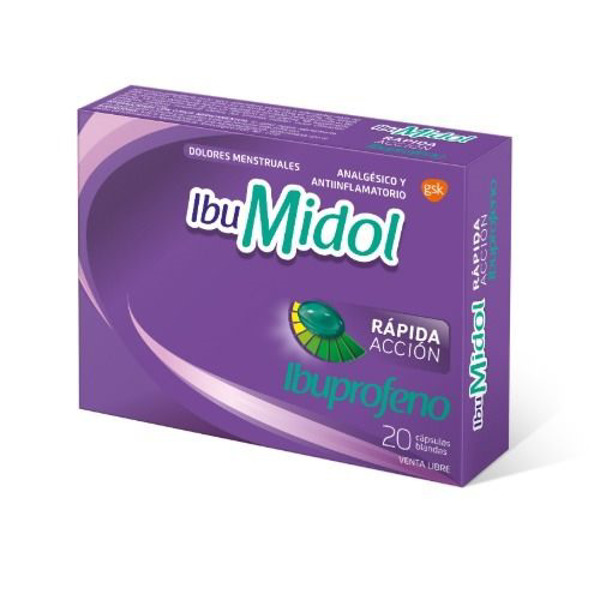 Imagen de IBUMIDOL RAPIDA ACCION 200 mg [20 cap.]