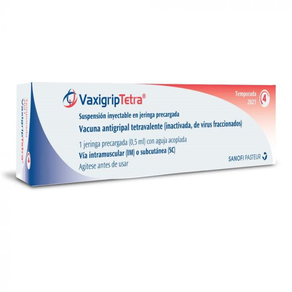 Imagen de VAXIGRIP TETRA JERINGA 0,5 ml [1 jgs.]