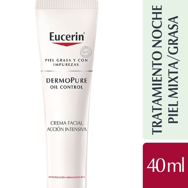 Imagen de EUCERIN DERMOPURE CREMA ACCION INTENSIVA NOCHE PIEL GRASA [40 ml]