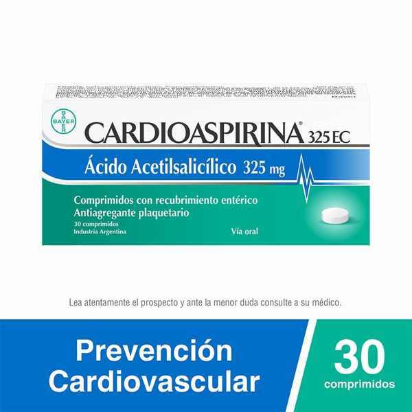 Imagen de CARDIOASPIRINA EC 325 325 mg [30 comp.]
