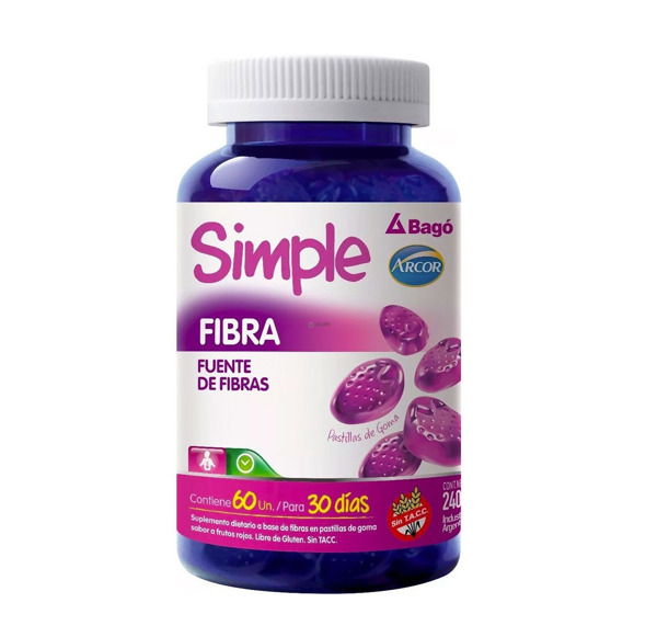 Imagen de SIMPLE FIBRA 60 pastillas