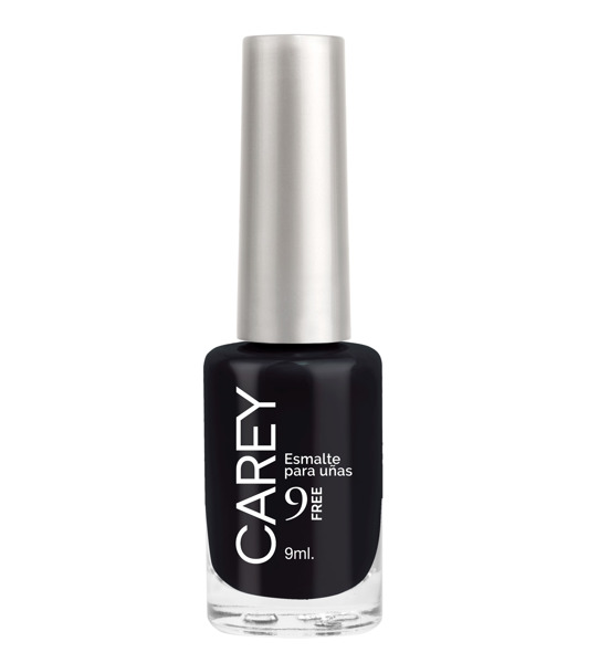 Imagen de CAREY ESMALTE UÑAS NEGRO CREMOSO 729 [9 ml]