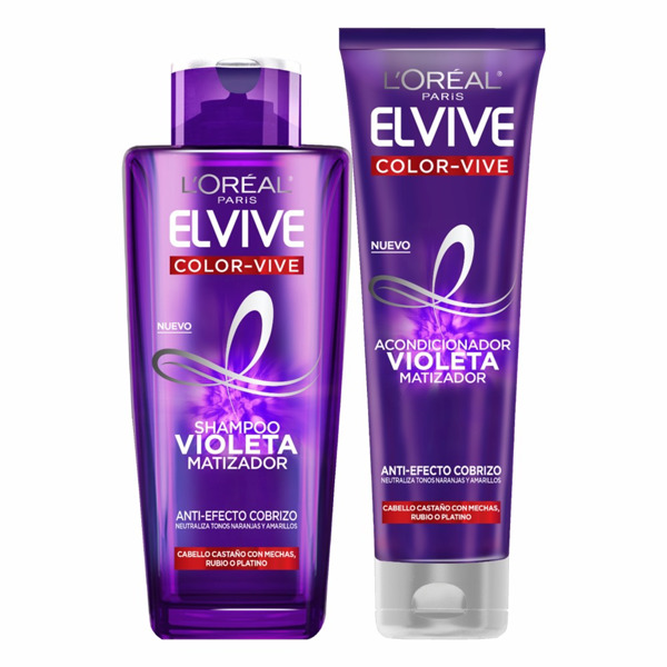 Imagen de ELVIVE SHAMPOO + ACONDICIONADOR MATIZADOR 150+200 ml PACK