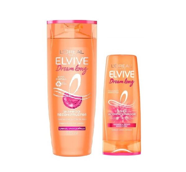 Imagen de ELVIVE SHAMPOO DREAM LONG + ACONDICIONADOR PACK (370+200 ml)