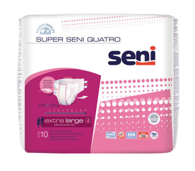 Imagen de SENI QUATRO PAÑAL XG 10 uni.