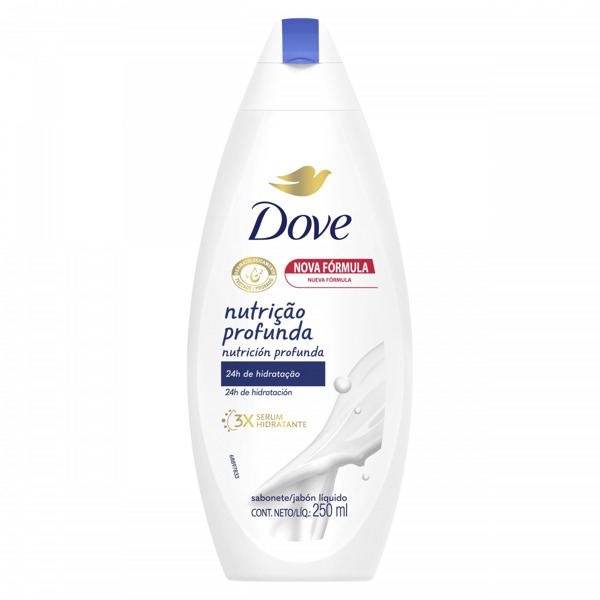 Gel de baño hidratación profunda frasco 250 ml · DOVE