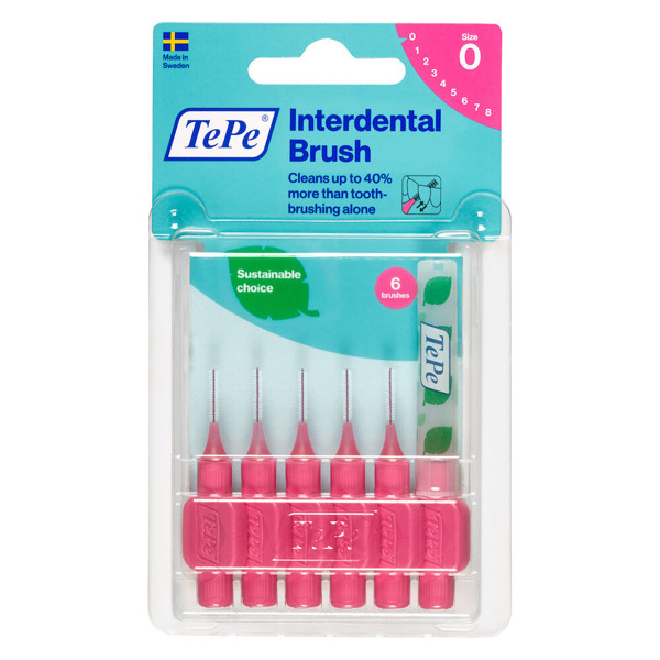 Imagen de TEPE INTERDENTAL BLISTER ROSADO 0,6 mm [6 uni.]