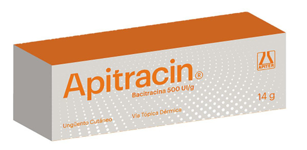 Imagen de APITRACIN UNGUENTO 500 ui [14 gr]