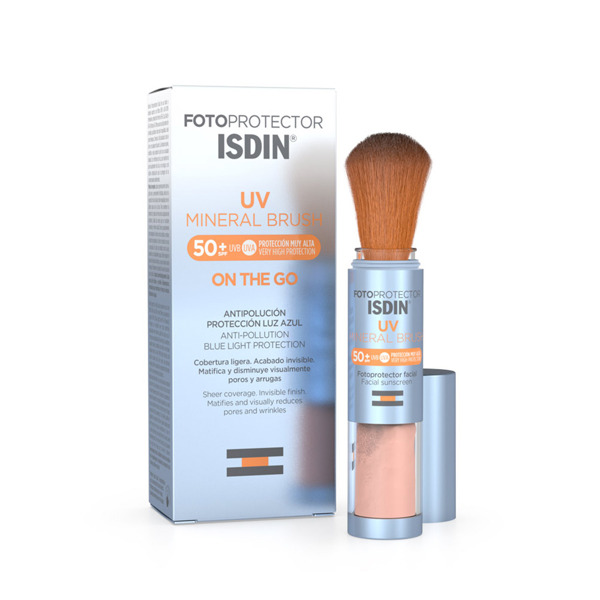 Imagen de ISDIN FOTOPROTECTOR UV MINERAL BRUSH ON THE GO 50 fps [4 gr]