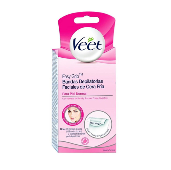 Imagen de VEET BANDA DEPILATORIA FACIAL PIEL NORMAL [20 uni.]