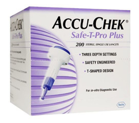 Imagen de ACCUCHEK SAFE T PRO PLUS LANCETAS [200 uni.]