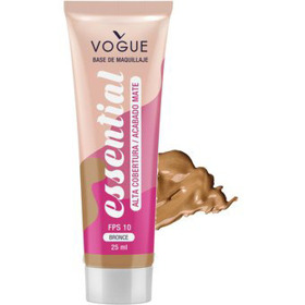 Imagen de VOGUE BASE LIQUIDA ESSENTIAL MATE ALTA COBERTURA BRONCE [25 ml]