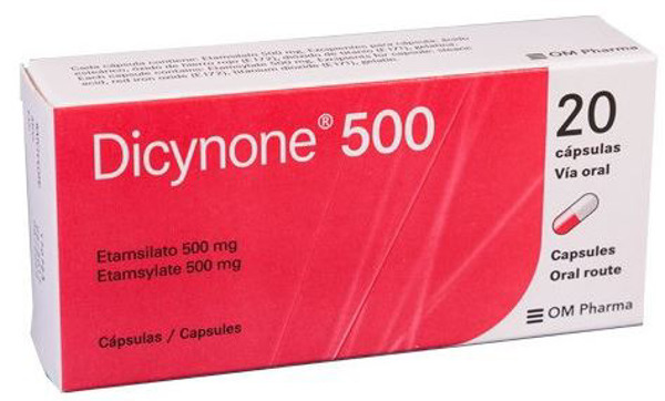 Imagen de DICYNONE 500 mg [20 tab.]