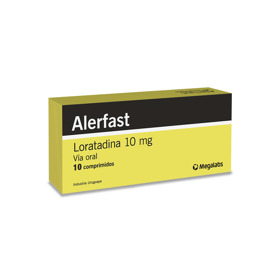 Imagen de ALERFAST 10 MG X 10 COMP.