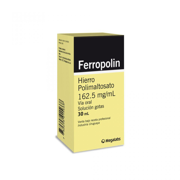 Imagen de FERROPOLIN GOTAS 162,5mg/ml [30 ml]