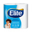 Imagen de ELITE PAPEL HIGIENICO SUAVE Y RESISTENTE DOBLE HOJA 30 mts 4 uni.