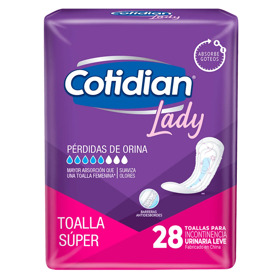 Imagen de COTIDIAN LADY TOALLA SUPER [28 uni.]