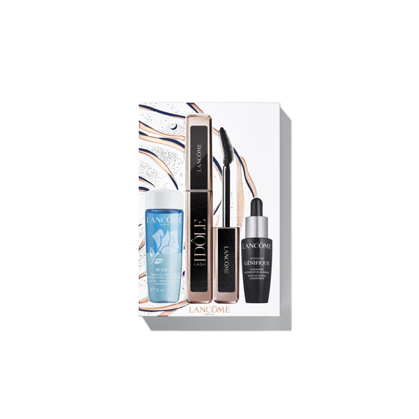 Imagen de LANCOME MASCARA IDOLE+BI FACIL+GENIFIQUE SERUM COFRE [8+30+10ml]