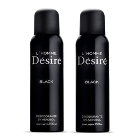 Imagen de DESIRE BLACK HOMME DEO AERO+DEO AERO PACK 2 ui [150+150ml]