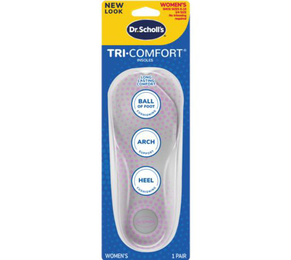 Imagen de DR SCHOLLS PLANTILLA TRI COMFORT PAR MUJERES [1 par.]