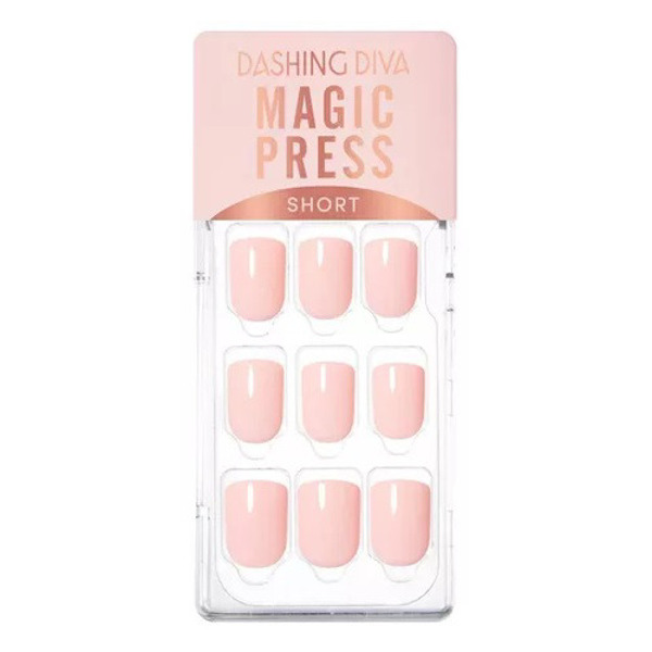 Imagen de HORTENSIA UÑAS POSTIZAS DASHING DIVA MAGIC PRESS STRAWBERRY CREAM [30 uni.]