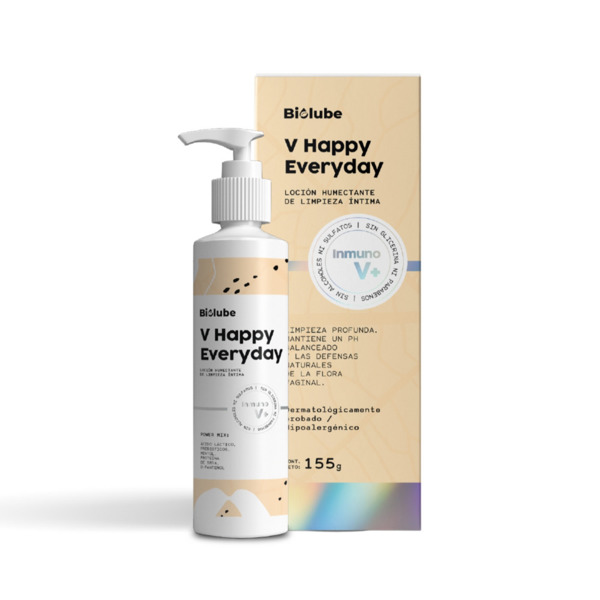 Imagen de BIOLUBE LOCION LIMPIEZA INTIMA V HAPPY EVERYDAY [155 gr]