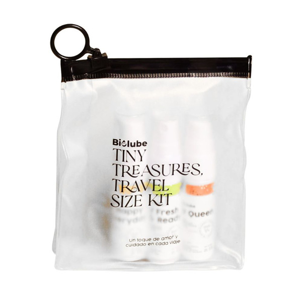 Imagen de BIOLUBE V TRAVEL SIZE HAPPY EVERYDAY+FRESH & READY+QUEEN PACK 3 uni. [15+15+15gr]