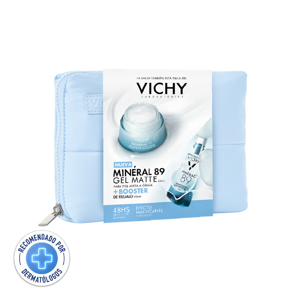 Imagen de VICHY MINERAL 89 FLUIDO HIDRATANTE PIEL GRASA+SERUM PACK [50+30ml]