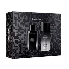 Imagen de BANDERAS THE ICON EDP+DEO SPRAY COFRE [100+150ml]